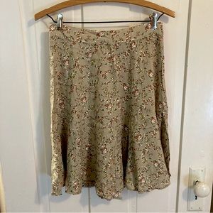 Vintage B. Moss A-Line Floral Skirt